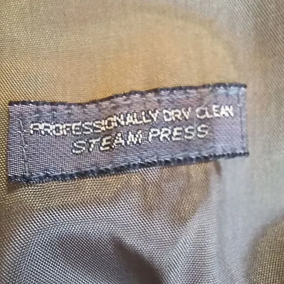 VINTAGE LEVI'S Corduroy Blazer Sport Coat Suede Elbows Two Button Tan Size 44L - Picture 10 of 16